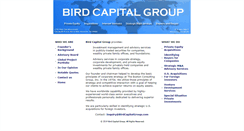 Desktop Screenshot of birdcapitalgroup.com